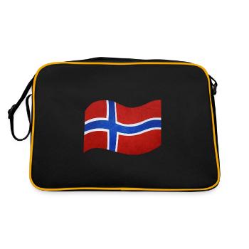 Flag of Norway - Retro Bag - black/gold - Back