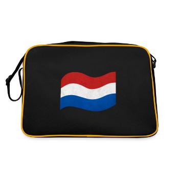 Drapeau des Pays-Bas - Sac Retro - noir/or - Dos