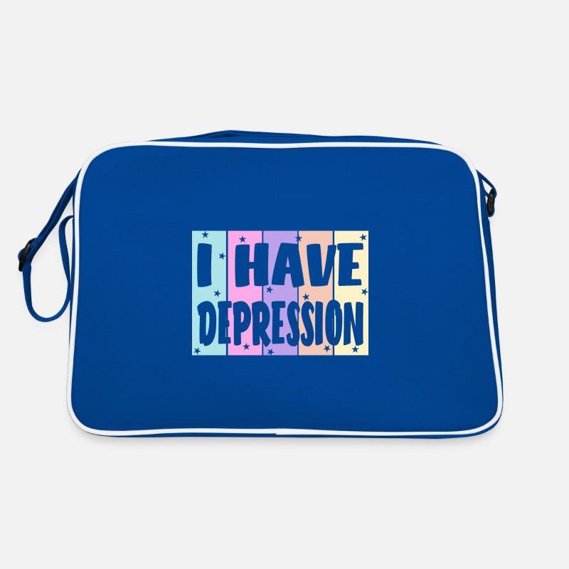 I have depression Retro Bag