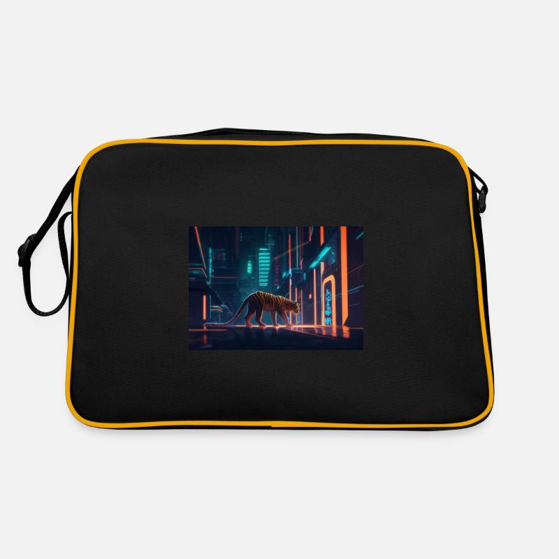 Neon Predator - Retro Bag - black/gold