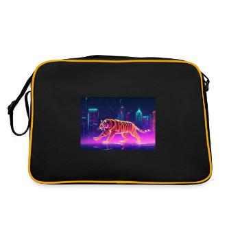 Cyber Hunter - Retro Bag - black/gold - Back