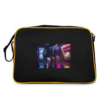 Future Jungle Trekker - Retro Bag - black/gold - Back