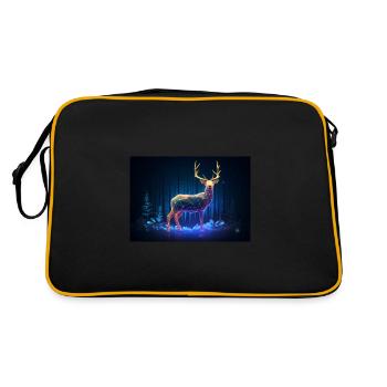 Neon Wilderness - Retro Bag - black/gold - Back