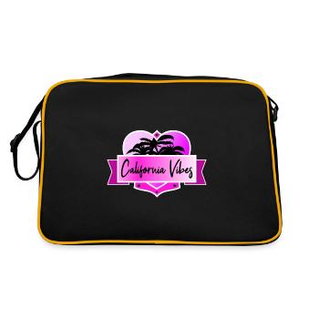California Vibes - Retro Bag - black/gold - Back
