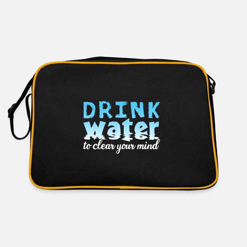 Drink Water Retro Tasche