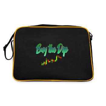 Buy The Dip - Retro Bag - black/gold - Back