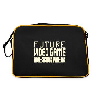 Futur concepteur de jeux vidéo - Sac Retro - noir/or - Dos