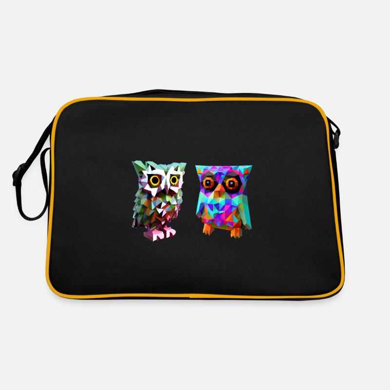 Polygon Owls Retro Bag