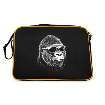 Cool Gorilla Sunglasses Summer Monkey Graphic - Retro Bag - black/gold - Back