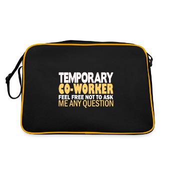 Temporary Co-Worker - Retro Bag - black/gold - Back