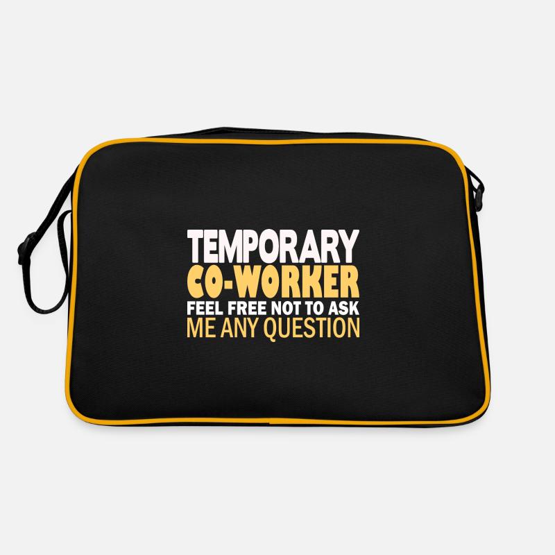 Temporary Co-Worker Retro Bag