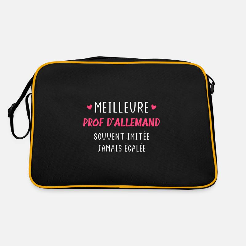 Meilleure prof d Allemand imitée jamais égalée Sac Retro