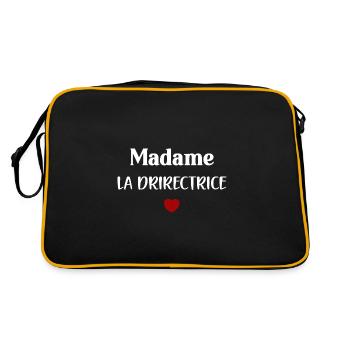 Madame la Directrice - Sac Retro - noir/or - Dos