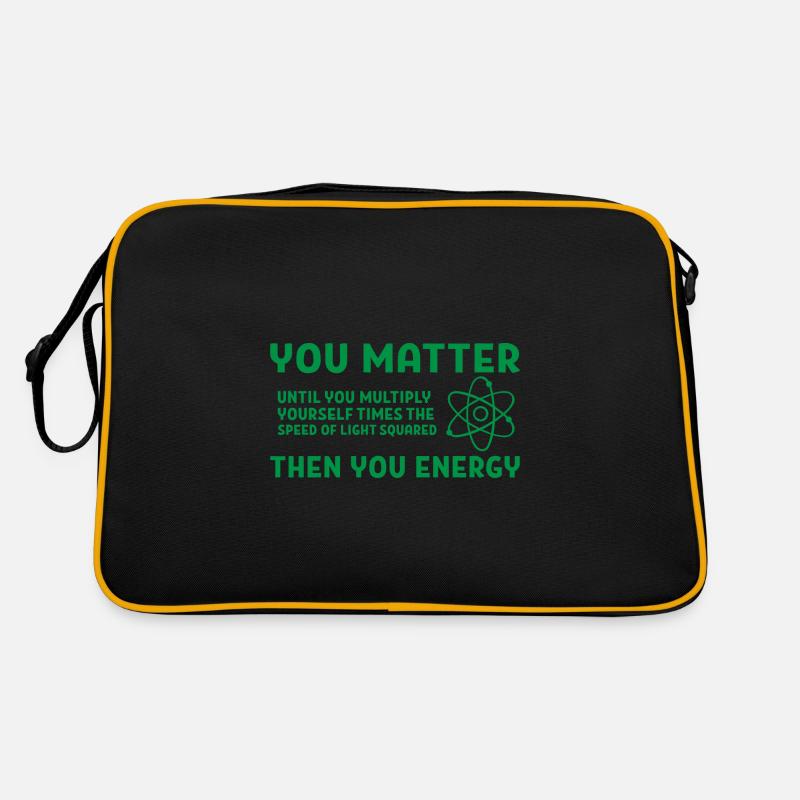 You matter energy geschenk Sort physique école Sac Retro