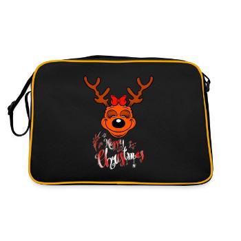 Joyeux Noël sans oreilles - Sac Retro - noir/or - Dos