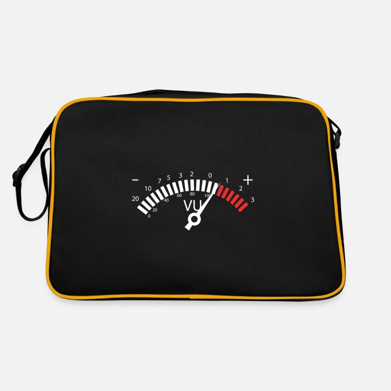 VU Ingenieur Spruch Nerd Geek Geschenk - Retro Tasche - Schwarz/Gold