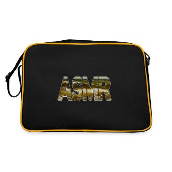 ASMR Waves Sea - Retro Bag - black/gold - Back