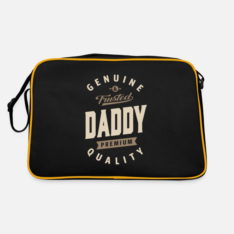 Papa authentique et digne de confiance Sac Retro