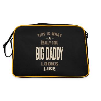 Really Cool Big Daddy - Retro Bag - black/gold - Back