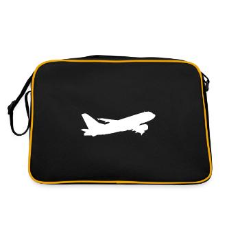 Airplane - Retro Bag - black/gold - Back