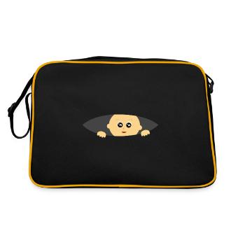 Pregnancy Pregnant Infant - Retro Bag - black/gold - Back