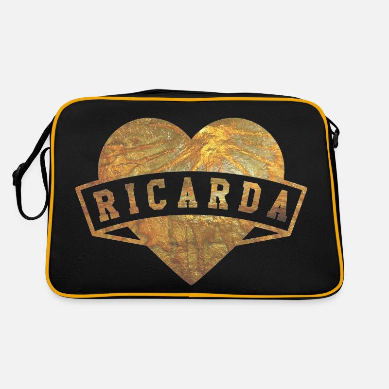 Ricarda Hearts Gold Sac Retro