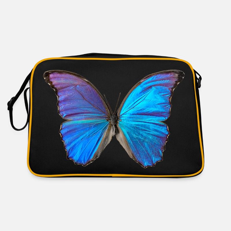 Papillon bleu Sac Retro