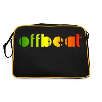 Offbeat, musique Reggae - Sac Retro - noir/or - Dos