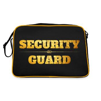Security Guard - Retro Bag - black/gold - Back