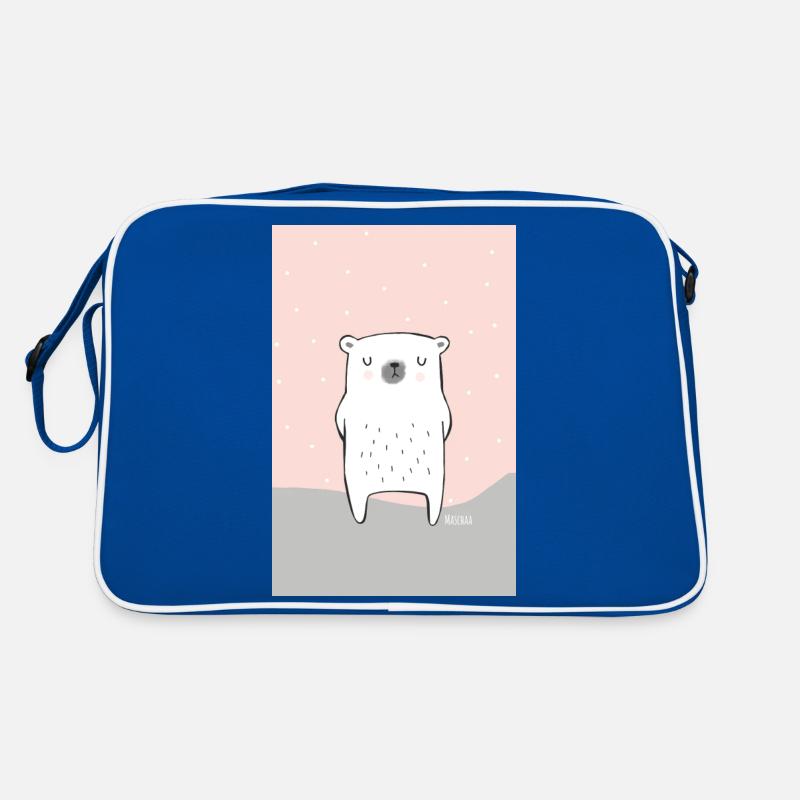 Eisbären Untersetzer Retro Tasche
