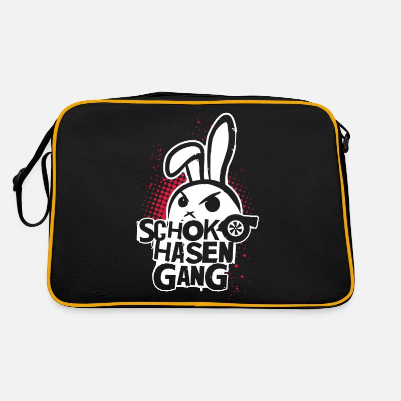 Schokohasengang Retro Tasche