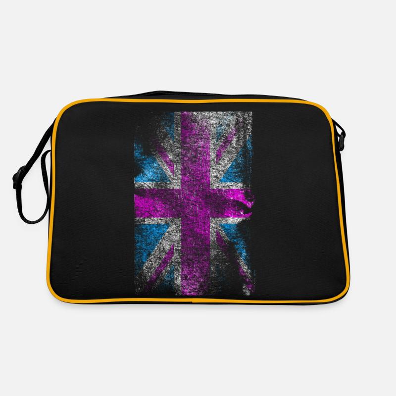 Union Jack - Retro Bag - black/gold
