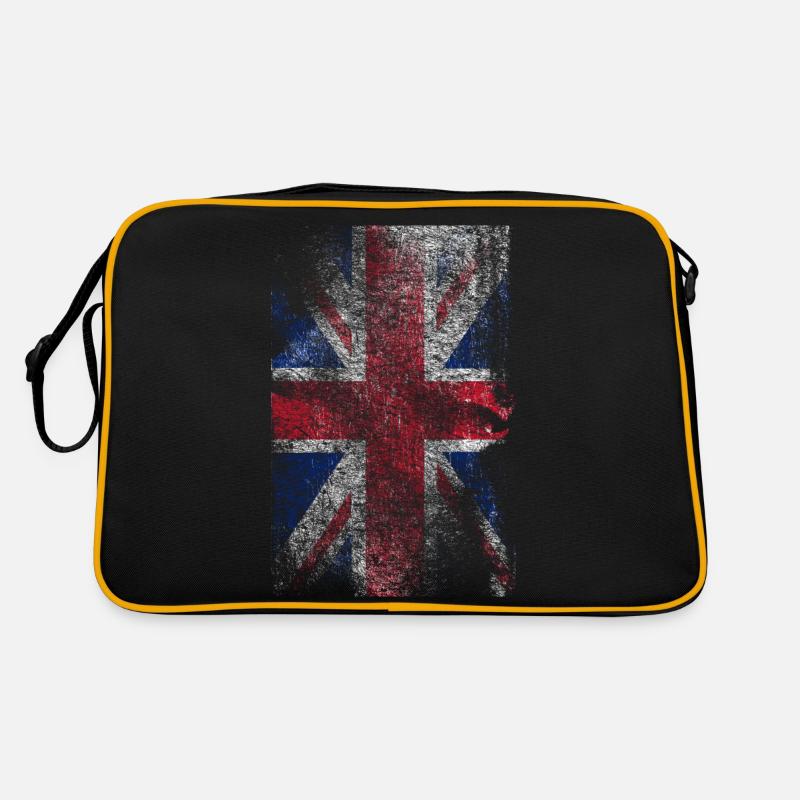 union jack - used look Retro Tasche