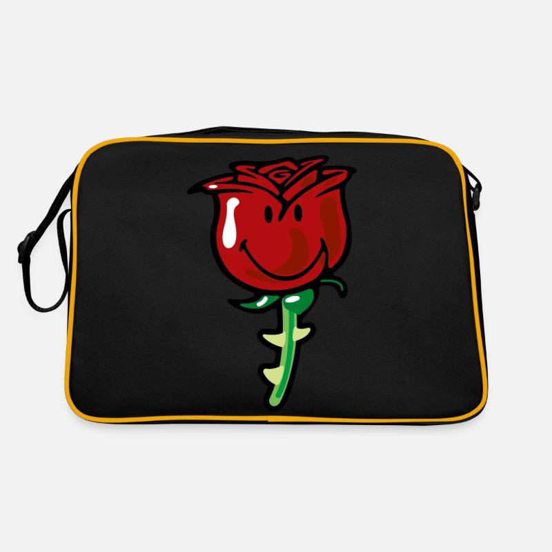 Smiley Rose Retro Tasche