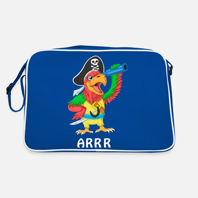 Perroquet pirate arrrrr Sac Retro