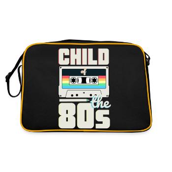 Child of de 80s Mixtape 80s Saying Outfit - Retro Bag - black/gold - Back