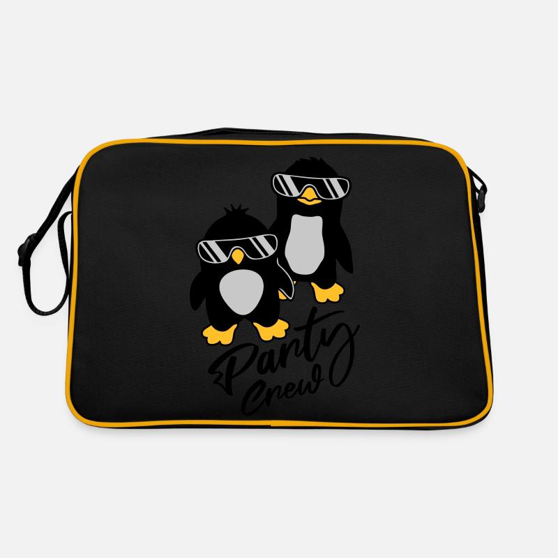 Amis de l’équipage de pingouin Sac Retro
