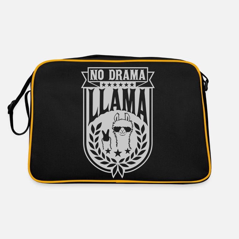 Drôle pas de drame Lama Sac Retro