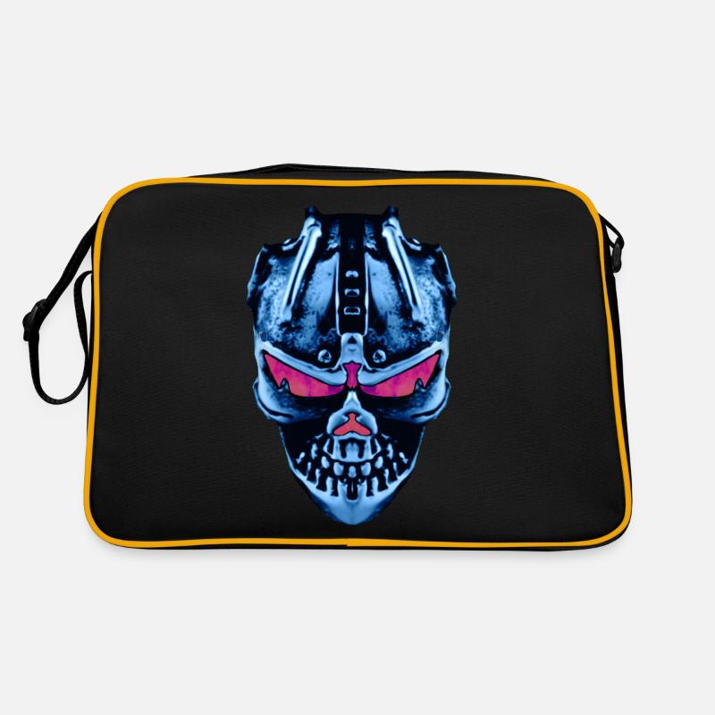 robot skull Retro Bag