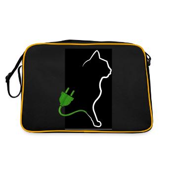 Eco cat - Retro Bag - black/gold - Back