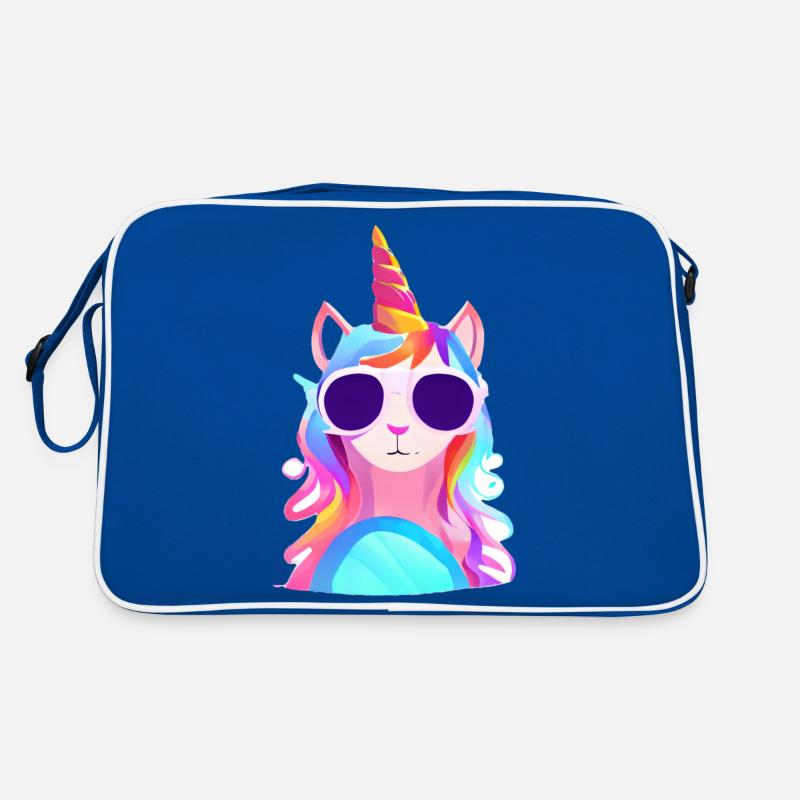 Unicorn Einhorn Fabeltier Einhörner Mädchen Retro Tasche