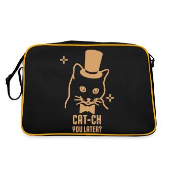 Catch you later - Retro Bag - black/gold - Back