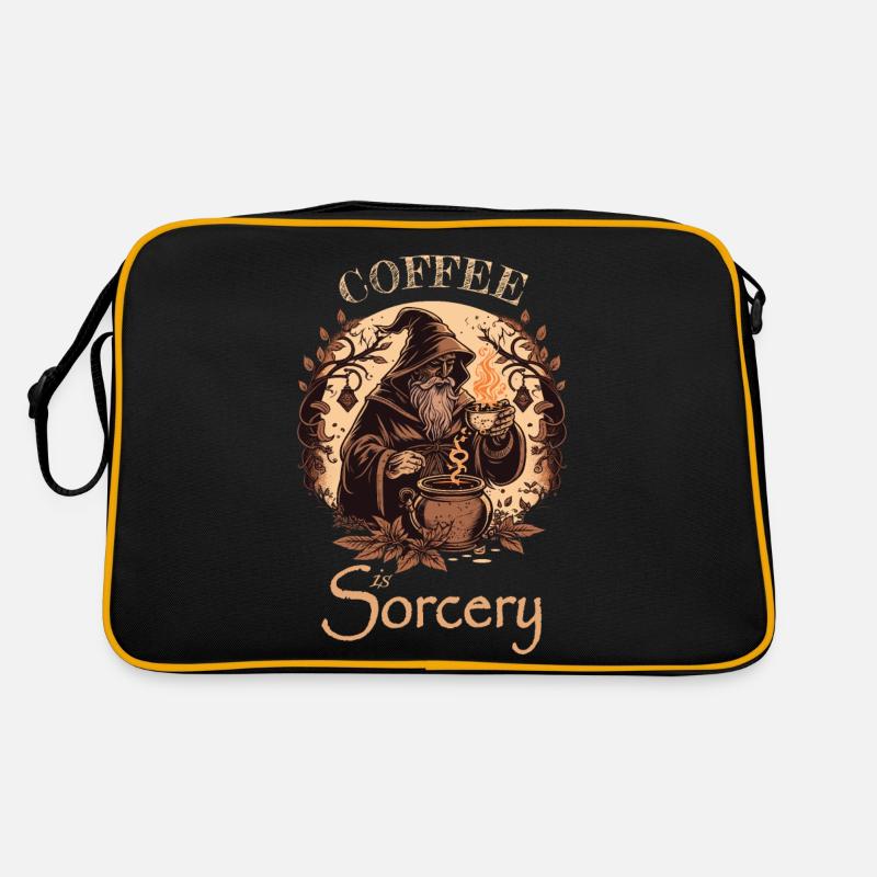 Coffee is Sorcery Retro Tasche