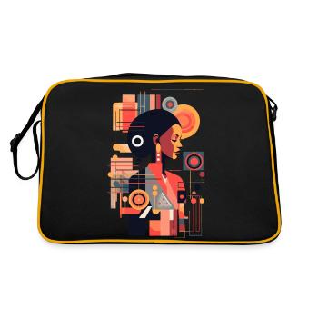 Charismatisches Mädchen denkt nach - Sac Retro - noir/or - Dos