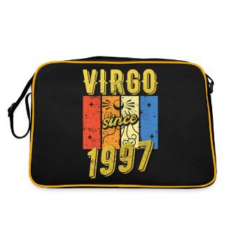 Virgo 1997 Zodiac Birthday Gift - Retro Bag - black/gold - Back