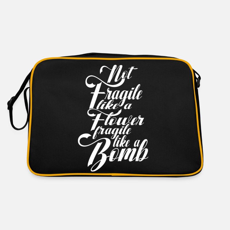 Pas fragile comme une fleur, mais un Sac Retro