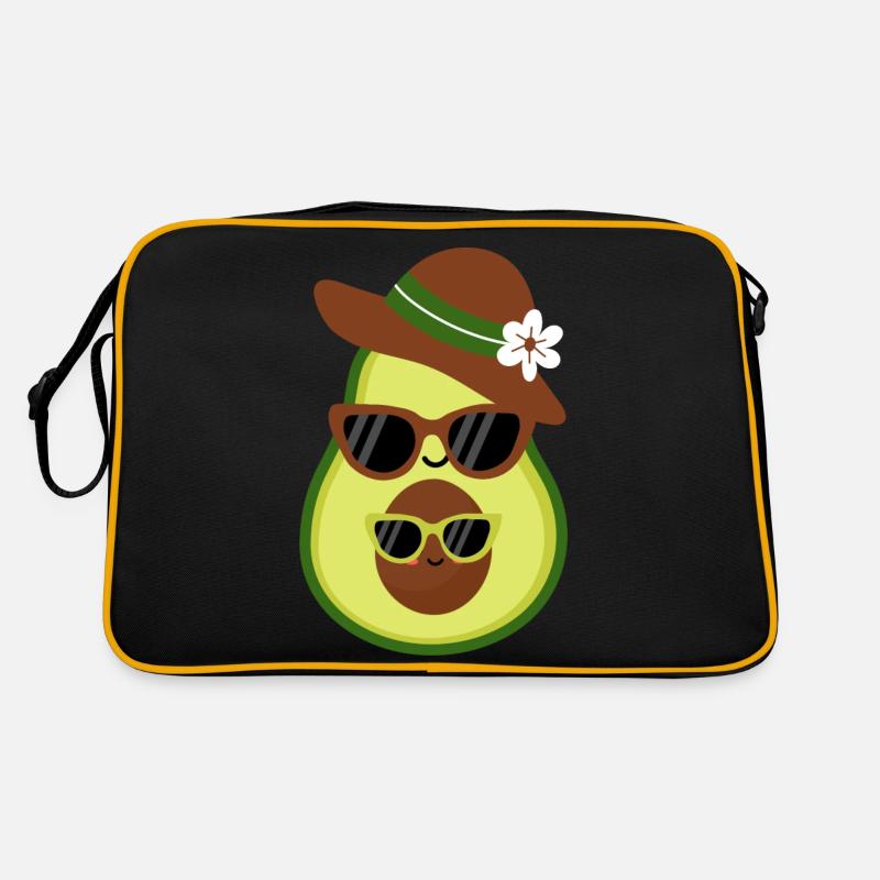 Avocado-Chic Retro Tasche