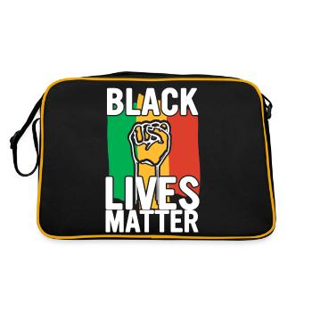 Black History Month Black History - Retro Bag - black/gold - Back