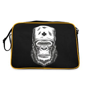 Gorilla - Retro Bag - black/gold - Back
