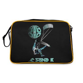 Kiter ENVOYEZ-LE - Sac Retro - noir/or - Dos